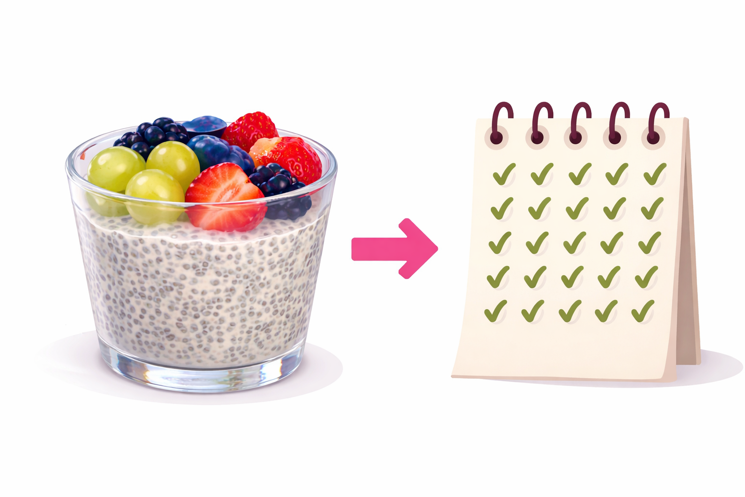 Receta con Chía Instrucciones